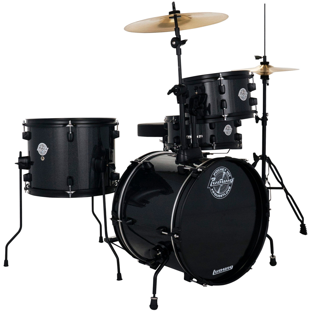 Ludwig Questlove Pocket 4-Piece Drum Set - Moon Dust - MusicMarket