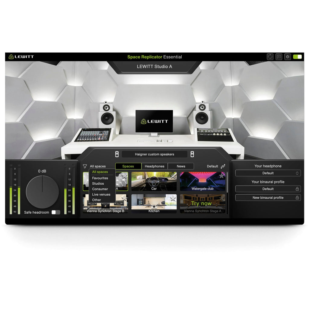 Lewitt LW6 Wireless Studio Headphones - View 10 | MusicMarket