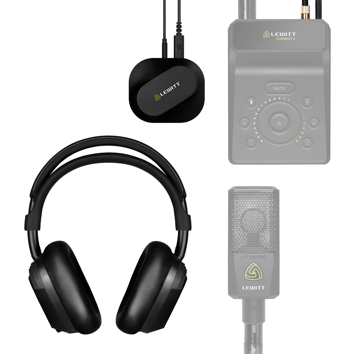 Lewitt LW6 Wireless Studio Headphones - View 11 | MusicMarket