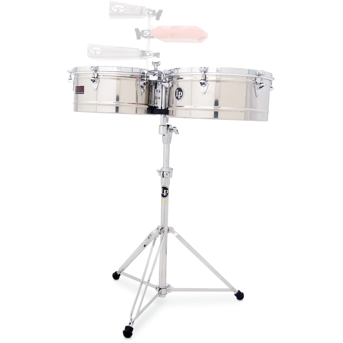 Latin Percussion Prestige Series Stainless Steel Timbales - 14”/15” - MusicMarket