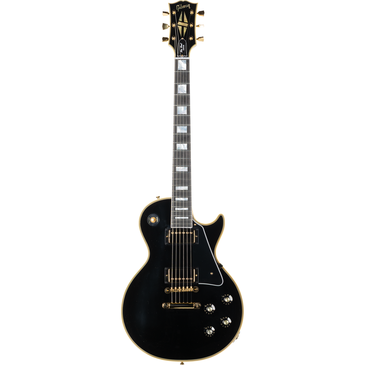 Gibson 1968 Les Paul Custom Reissue Electric Guitar - Ebony - View 8 | MusicMarket