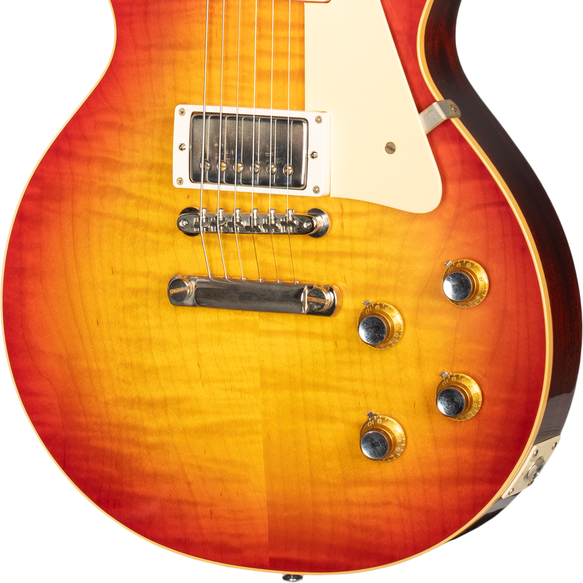 Gibson 1960 Les Paul Standard Reissue VOS Electric Guitar - Washed Cherry Sunburst - View 13 | MusicMarket