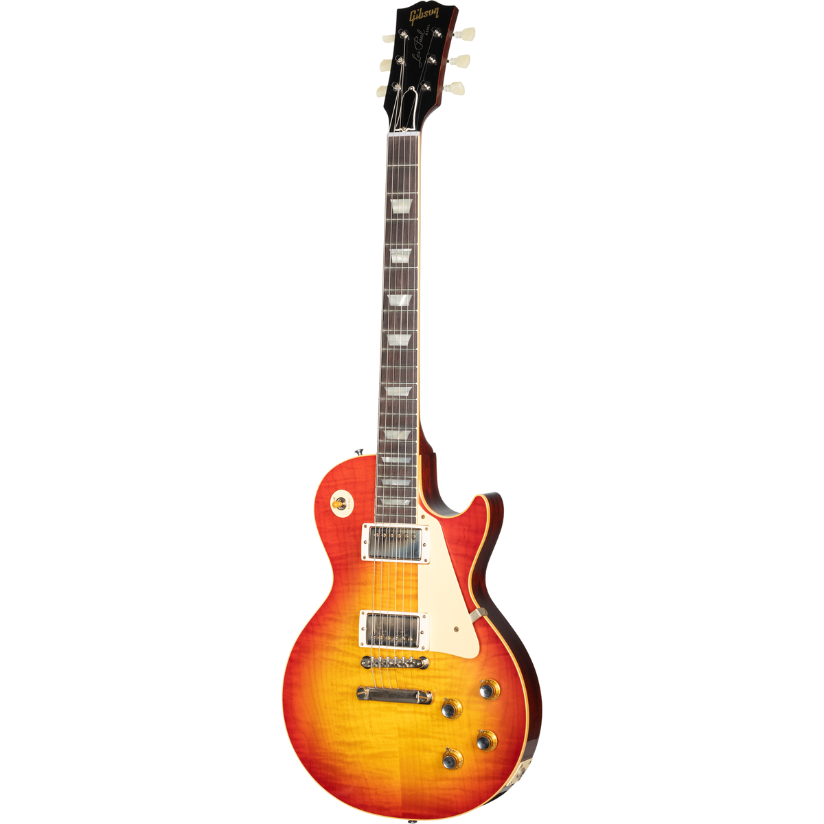 Gibson 1960 Les Paul Standard Reissue VOS Electric Guitar - Washed Cherry Sunburst - View 6 | MusicMarket