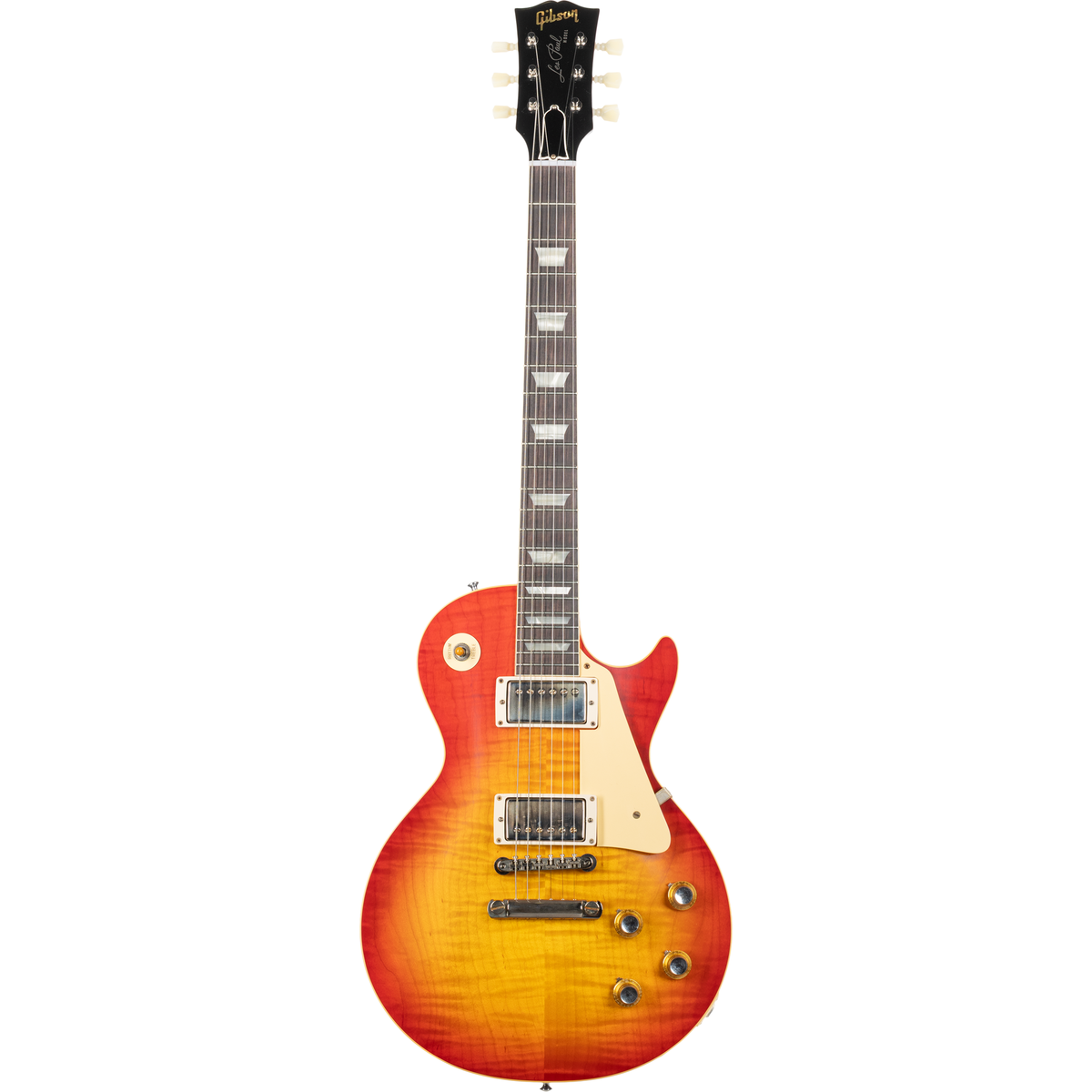 Gibson 1960 Les Paul Standard Reissue VOS Electric Guitar - Washed Cherry Sunburst - View 8 | MusicMarket