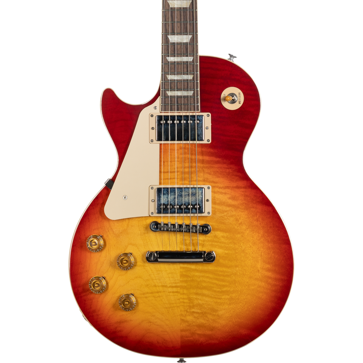 Gibson Left Handed Les Paul Standard 50’s Electric Guitar - Heritage Cherry Sunburst - View 11 | MusicMarket