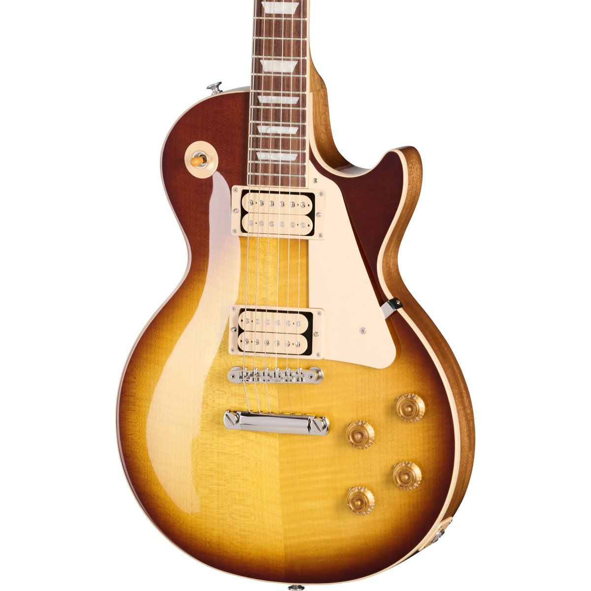 Gibson Les Paul Standard 50s Double Trouble Electric Guitar - Vintage Tobacco Burst - MusicMarket