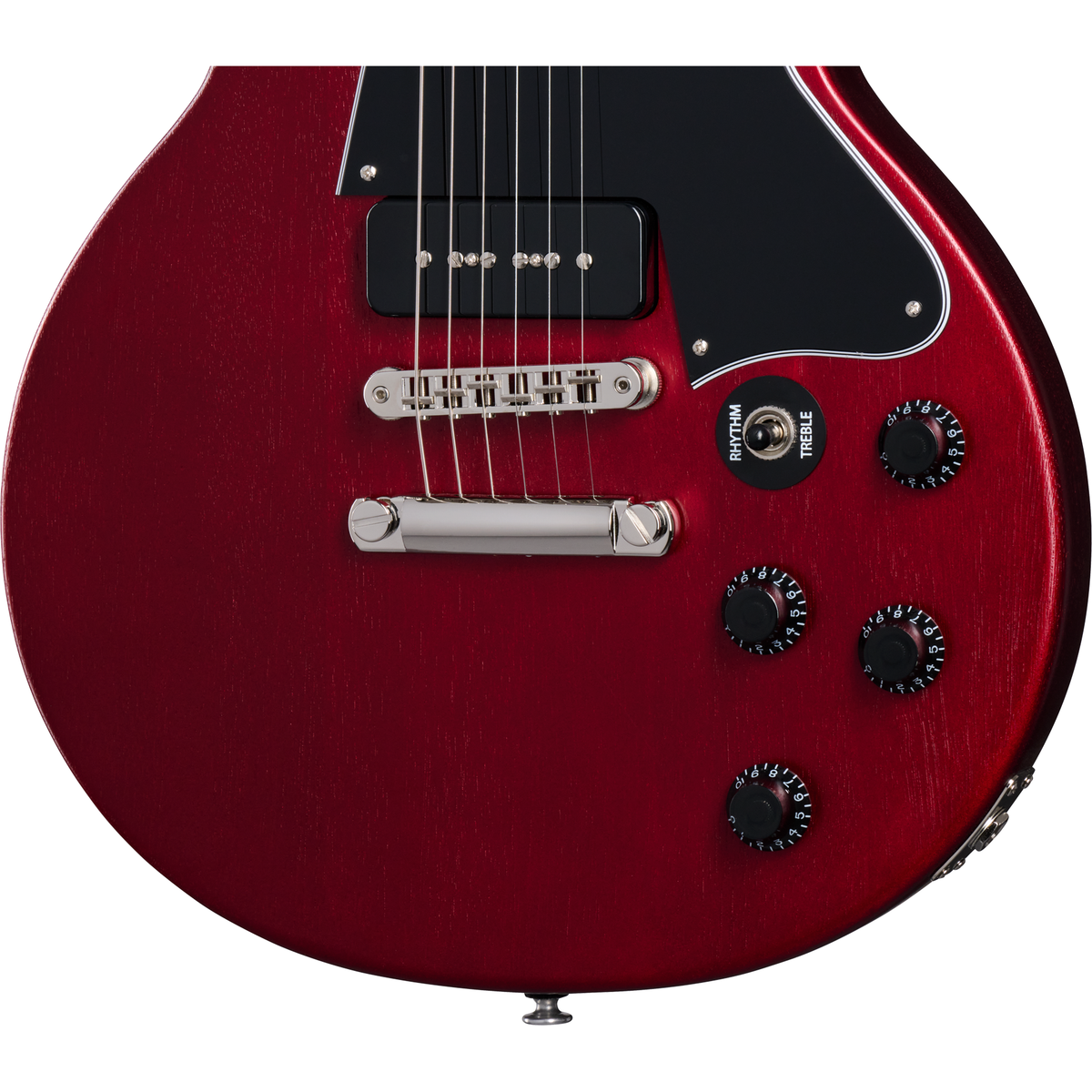 Gibson Rick Beato Les Paul Special Double Cut Electric Guitar - Sparkling Burgundy Satin - View 6 | MusicMarket