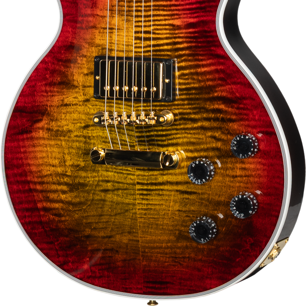 Gibson Les Paul Axcess Custom Figured Top Electric Guitar w/ Ebony Fingerboard - Bengal Burst - View 11 | MusicMarket
