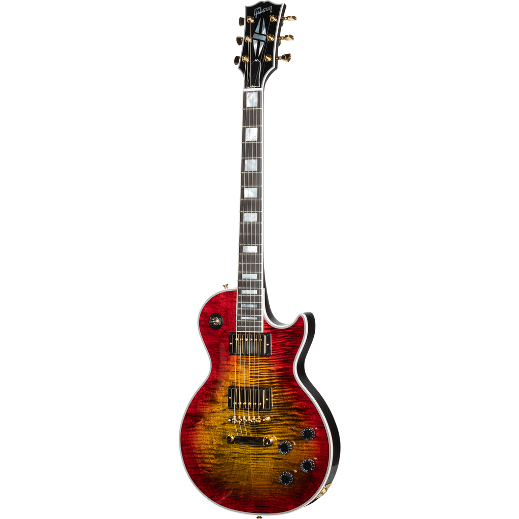 Gibson Les Paul Axcess Custom Figured Top Electric Guitar w/ Ebony Fingerboard - Bengal Burst - View 6 | MusicMarket