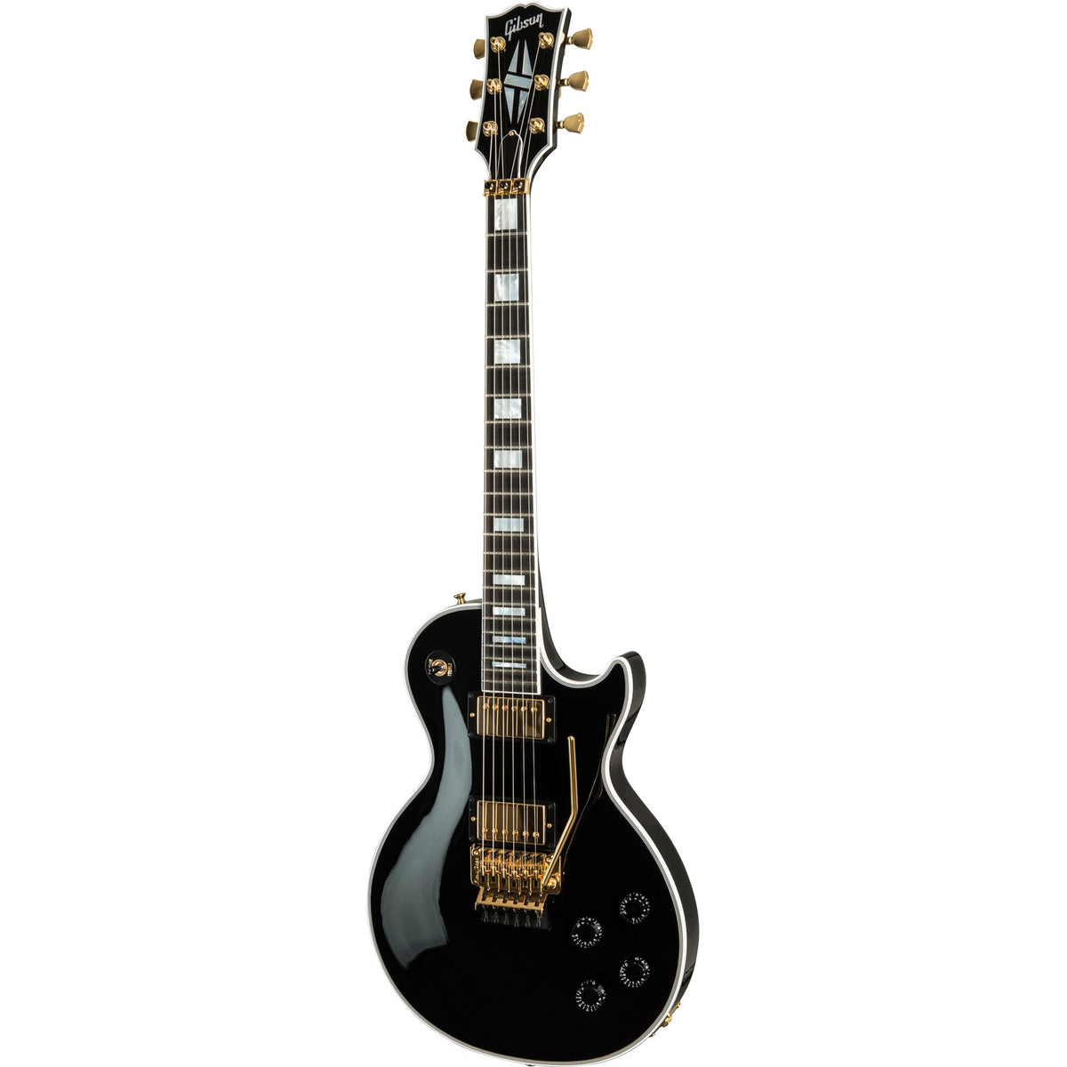 Gibson Les Paul Axcess Custom Electric Guitar - Ebony Fingerboard, Ebony - View 2 | MusicMarket