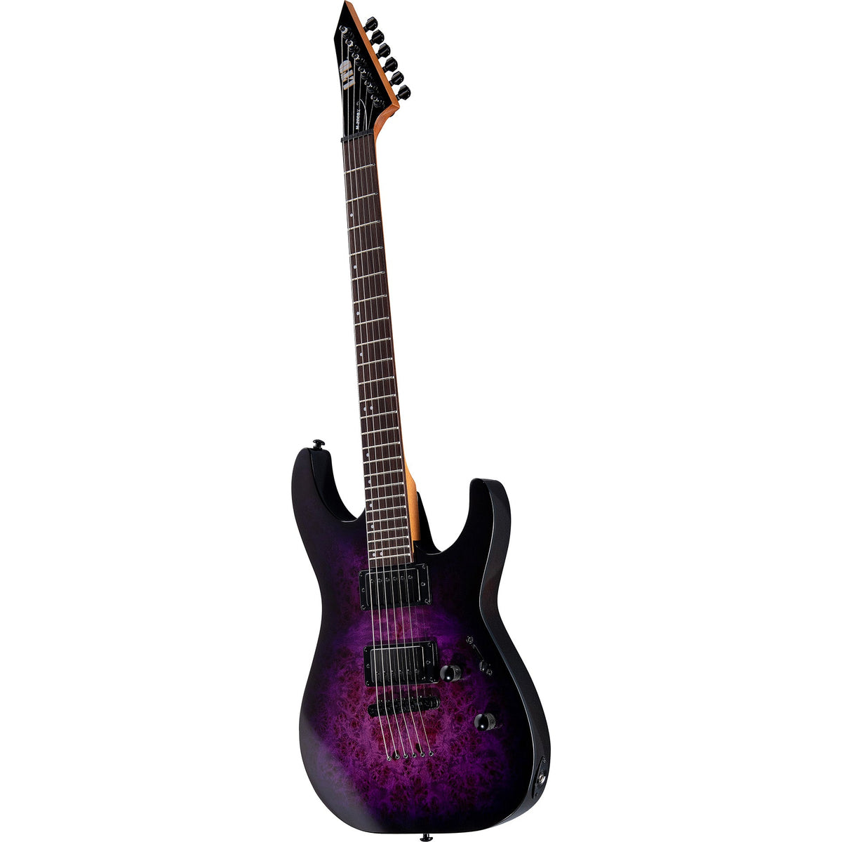 ESP LTD M-200DX Electric Guitar, Purple Burst - View 3 | MusicMarket