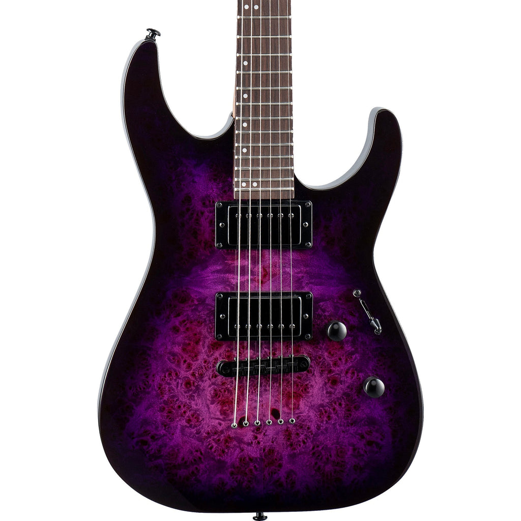ESP LTD M-200DX Electric Guitar, Purple Burst - MusicMarket