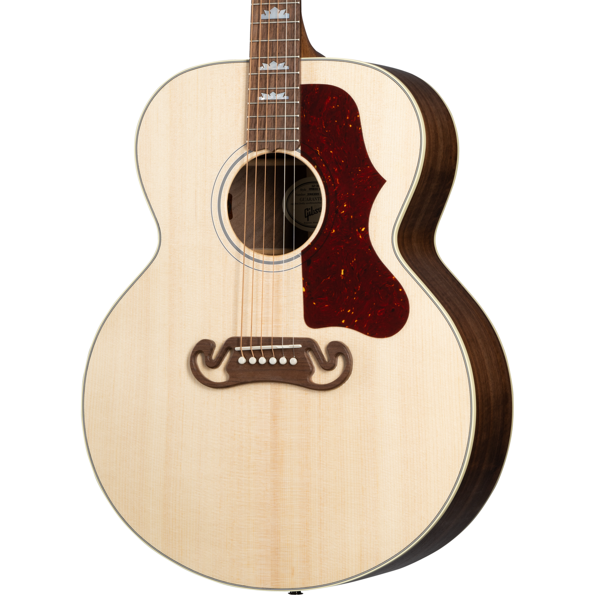 Gibson SJ-200 Studio Walnut Acoustic Electric Guitar - Satin Natural - MusicMarket