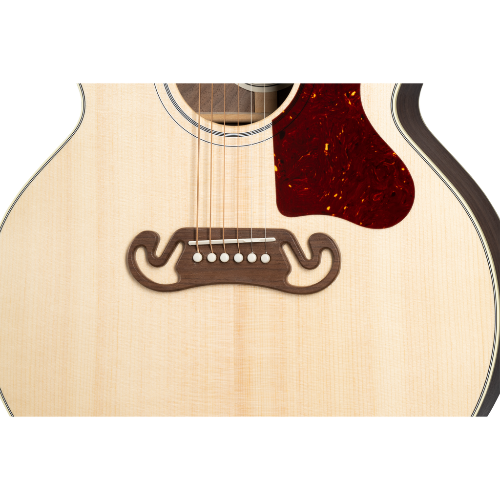 Gibson SJ-200 Studio Walnut Acoustic Electric Guitar - Satin Natural - View 6 | MusicMarket