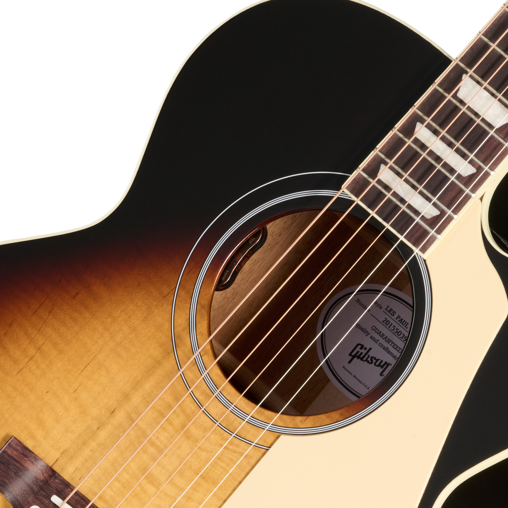 Gibson Les Paul Parlor Acoustic Electric Guitar - Vintage Sunburst - View 6 | MusicMarket