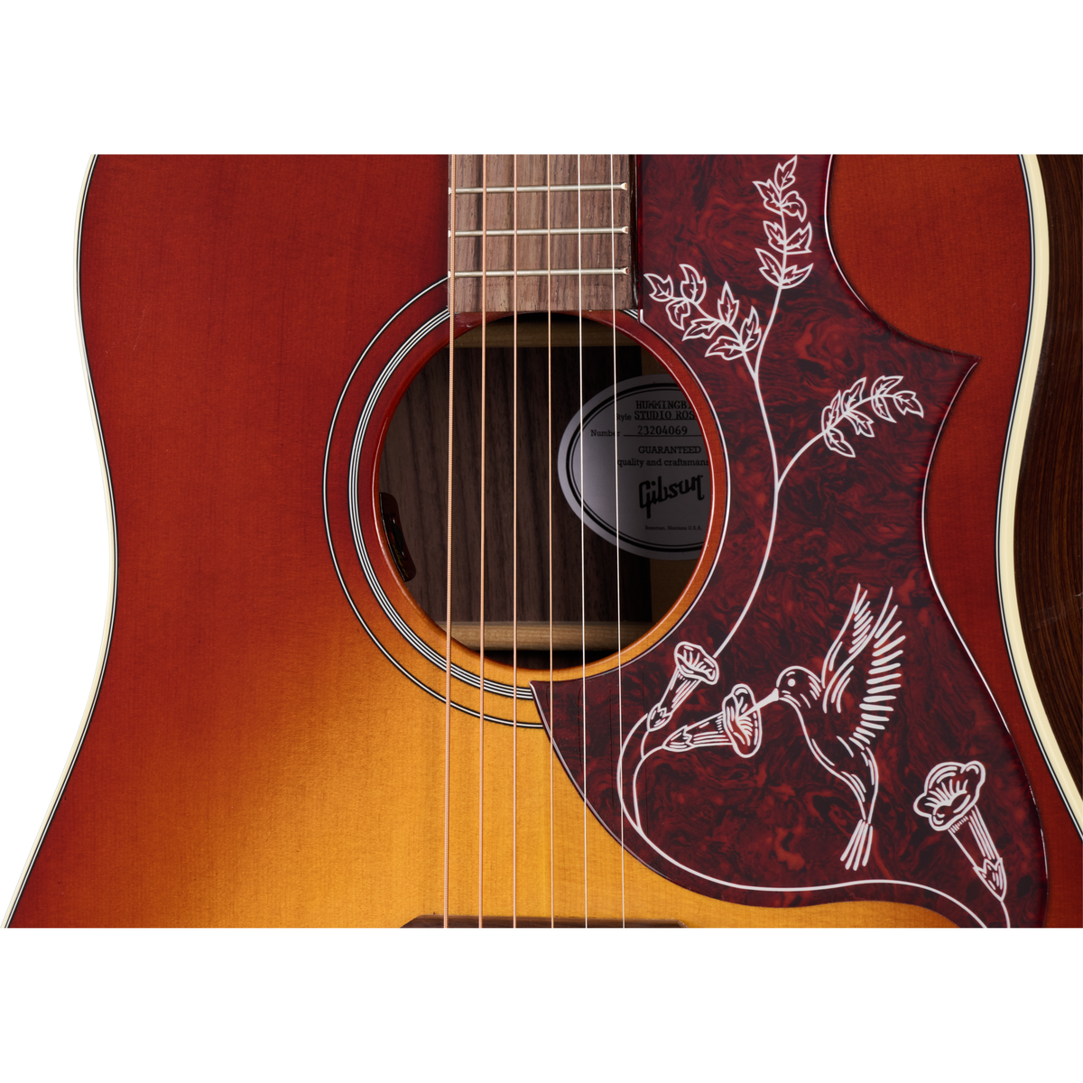 Gibson Hummingburd Studio Rosewood Acoustic Electric Guitar - Rosewood Burst - View 7 | MusicMarket