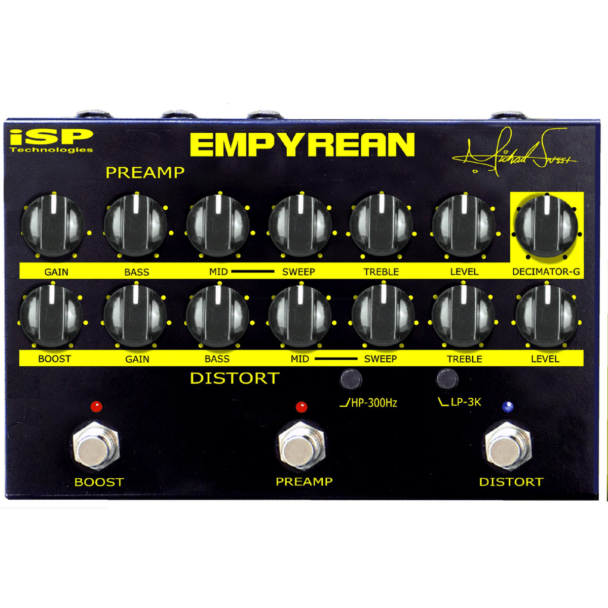 ISP Technologies Empyrean Signature Michael Sweet Preamp Pedal - MusicMarket