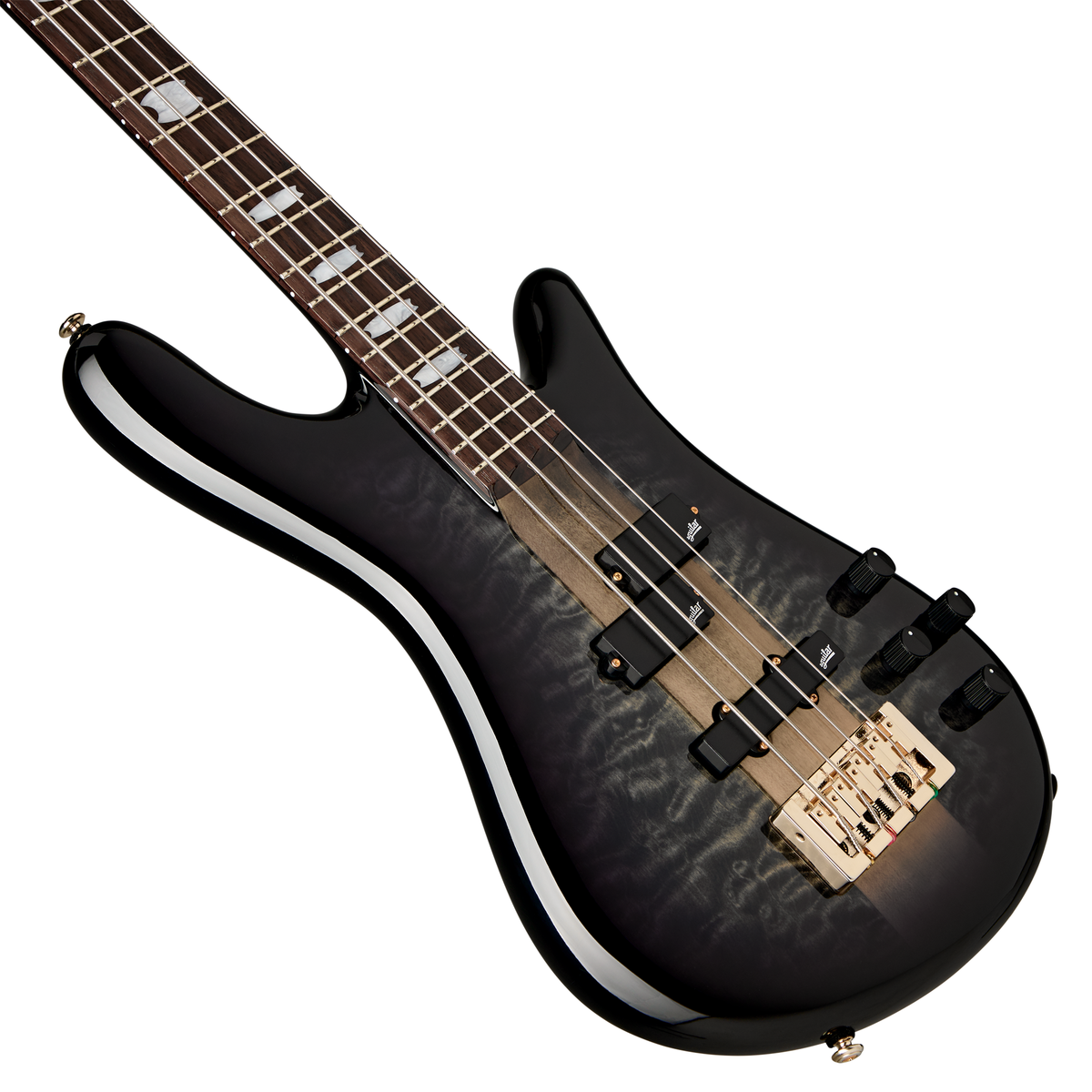 Spector ICON NS-2 Neck Through 4-String Electric Bass - Black Stain - View 4 | MusicMarket