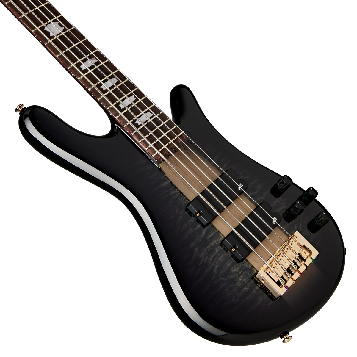 Spector ICON NS-5 Neck Through 5-String Electric Bass - Black Stain - View 4 | MusicMarket