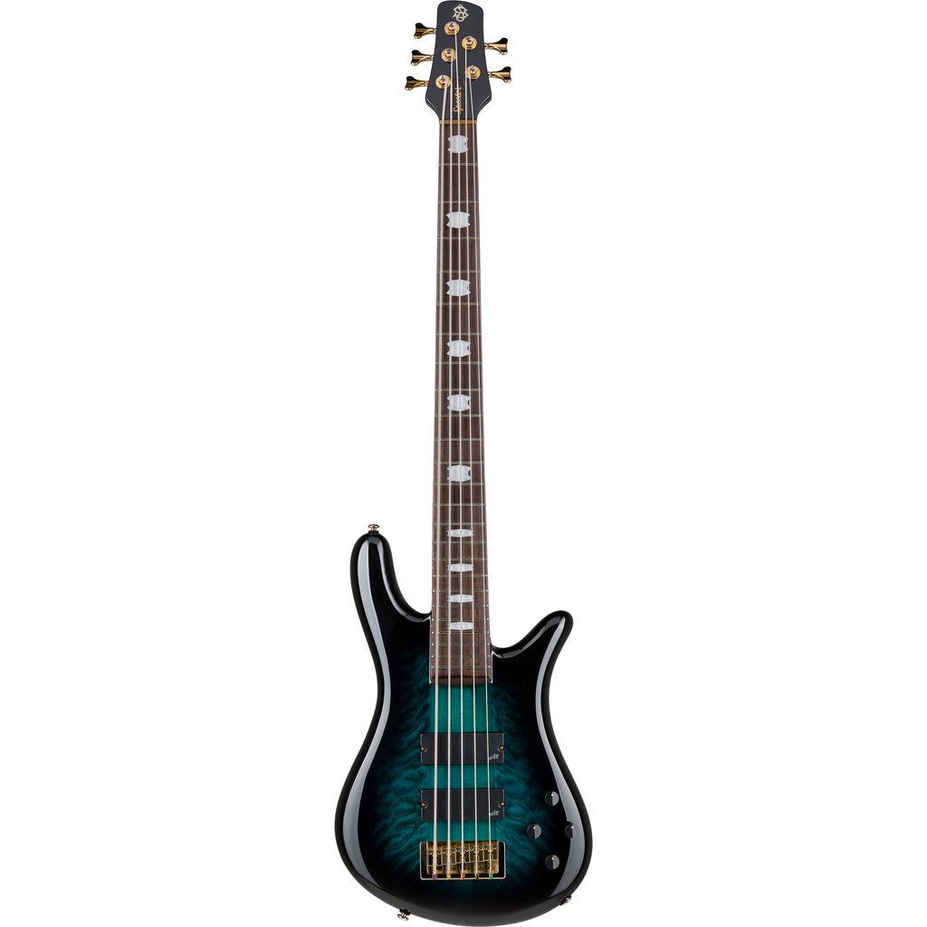Spector ICON NS-5 Neck Through 5-String Electric Bass - Black and Blue - View 2 | MusicMarket