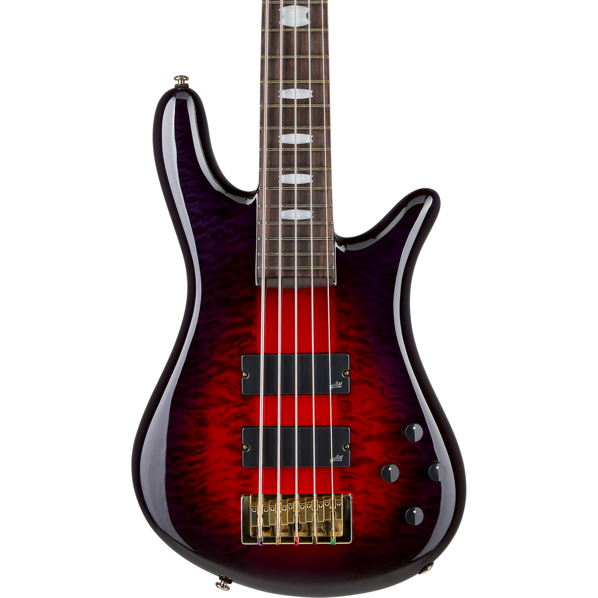 Spector ICON NS-5 Neck Through 5-String Electric Bass - Purple Cherry - MusicMarket