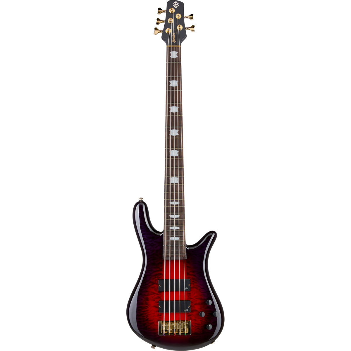 Spector ICON NS-5 Neck Through 5-String Electric Bass - Purple Cherry - View 2 | MusicMarket