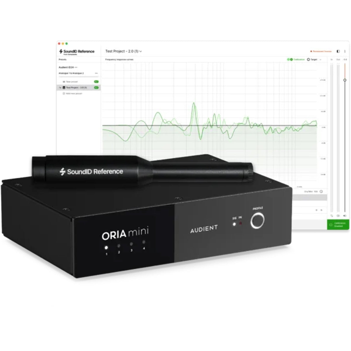 Audient ORIA Mini Stereo Room Correction System - View 2 | MusicMarket