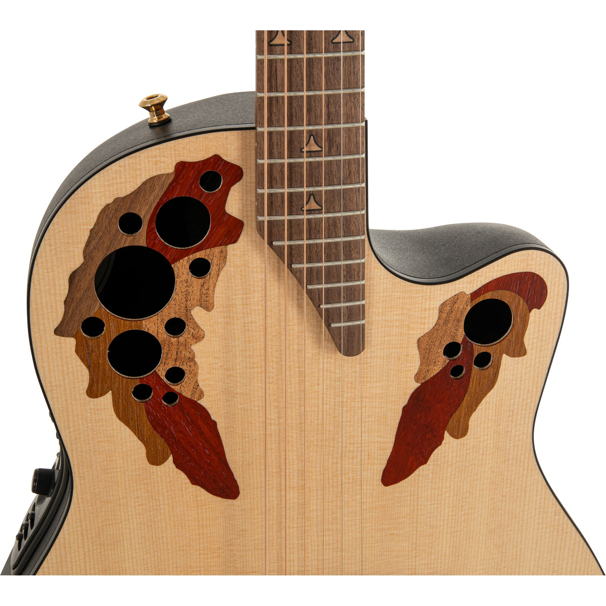 Ovation USA Pro Series Elite E-Acoustic Guitar - Natural - View 7 | MusicMarket