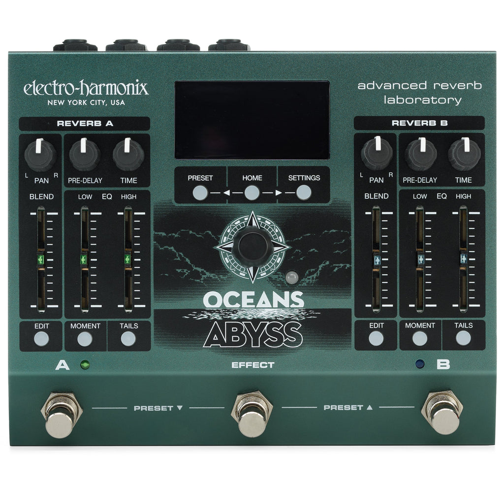 Electro Harmonix OCEANS ABYSS Advanced Reverb Laboratory - MusicMarket