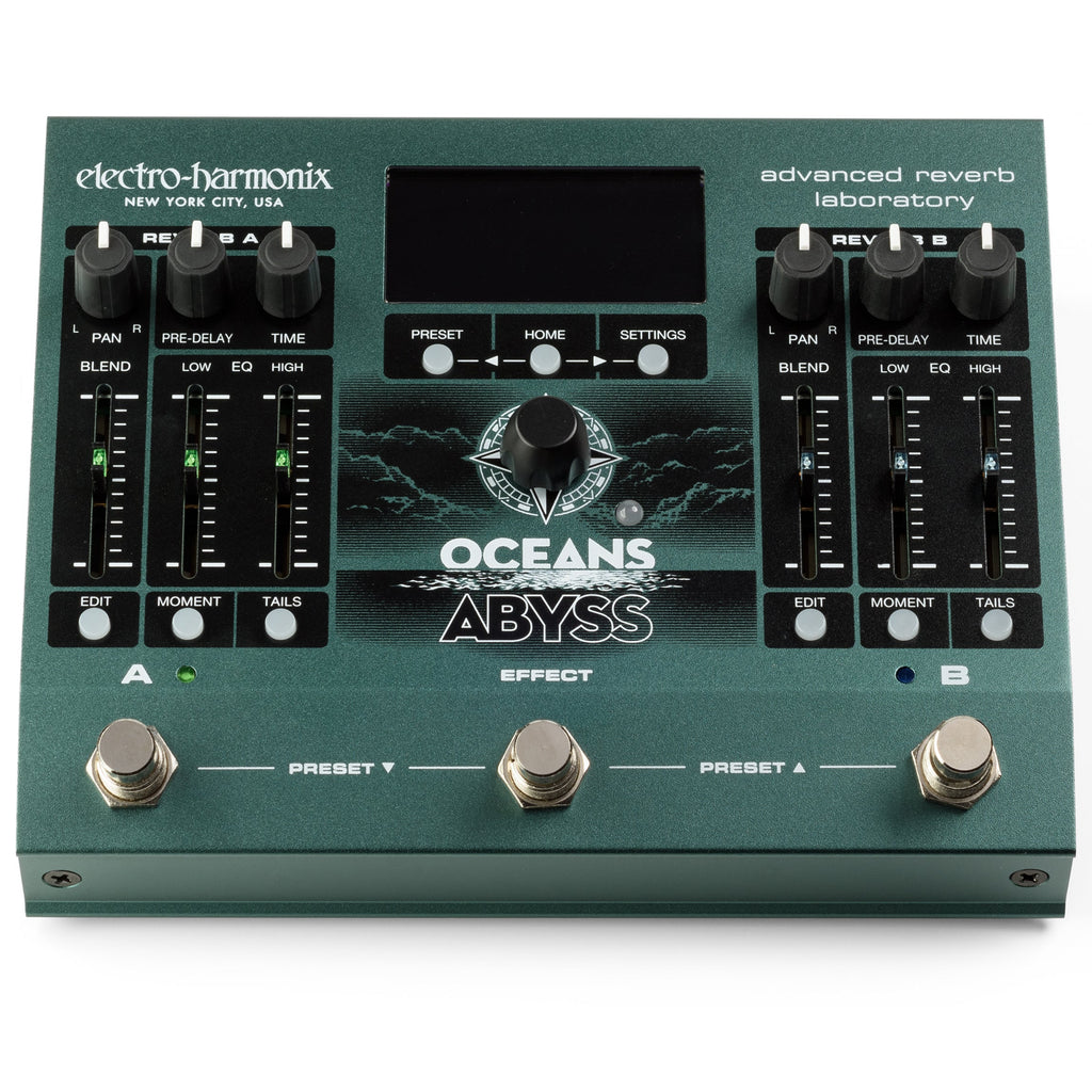 Electro Harmonix OCEANS ABYSS Advanced Reverb Laboratory - View 2 | MusicMarket