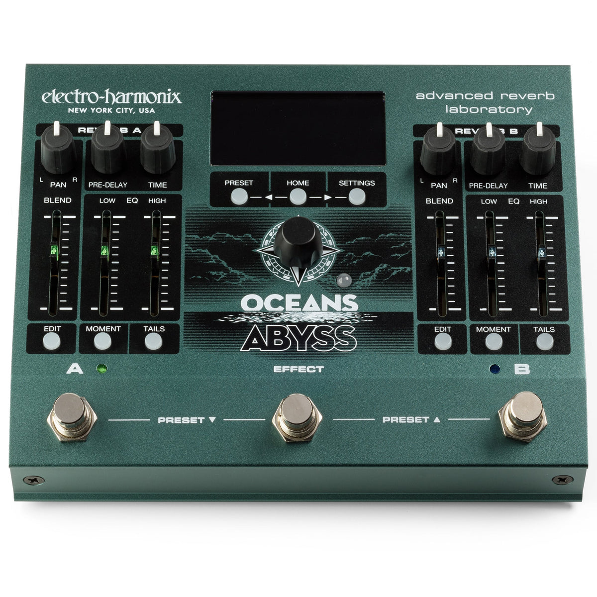 Electro Harmonix OCEANS ABYSS Advanced Reverb Laboratory - View 2 | MusicMarket
