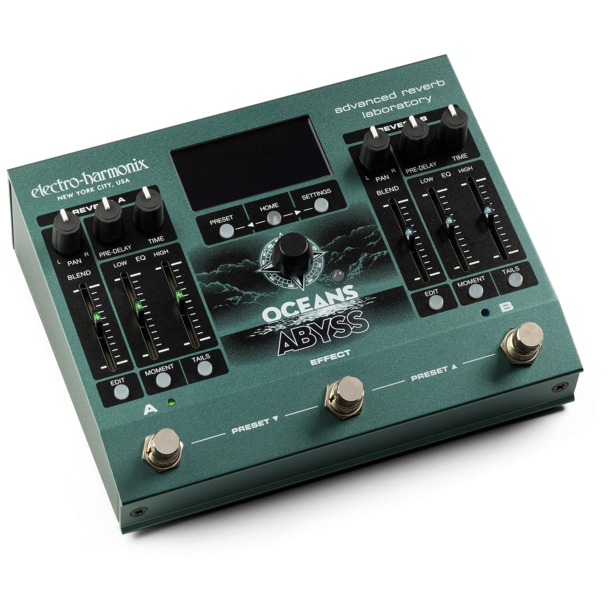 Electro Harmonix OCEANS ABYSS Advanced Reverb Laboratory - View 3 | MusicMarket