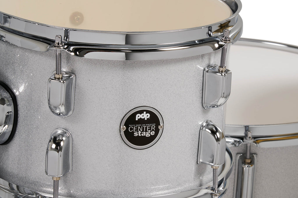 Pacific Drums & Percussion CENTERstage 5-Piece Shell Pack - Diamond White - View 2 | MusicMarket