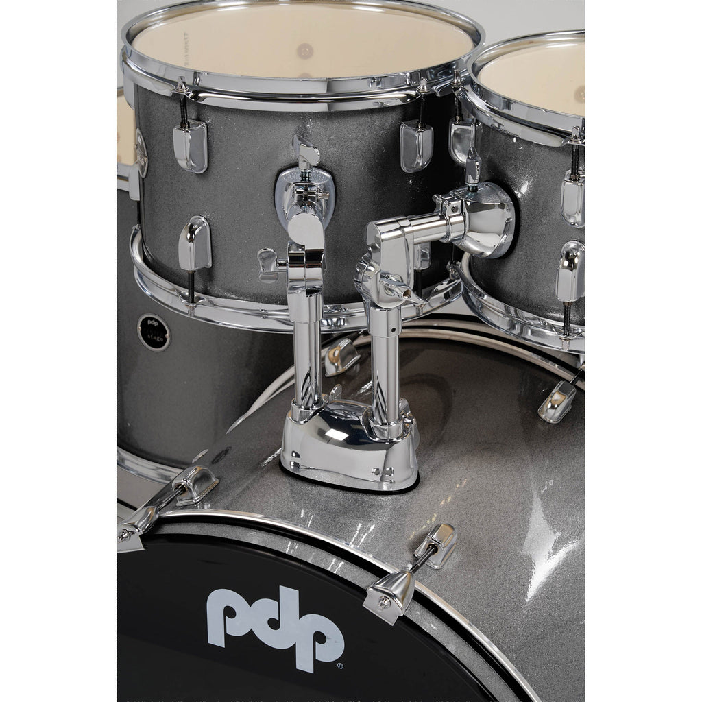 Pacific Drums & Percussion CENTERstage 5-Piece Shell Pack - Silver Sparkle - View 4 | MusicMarket