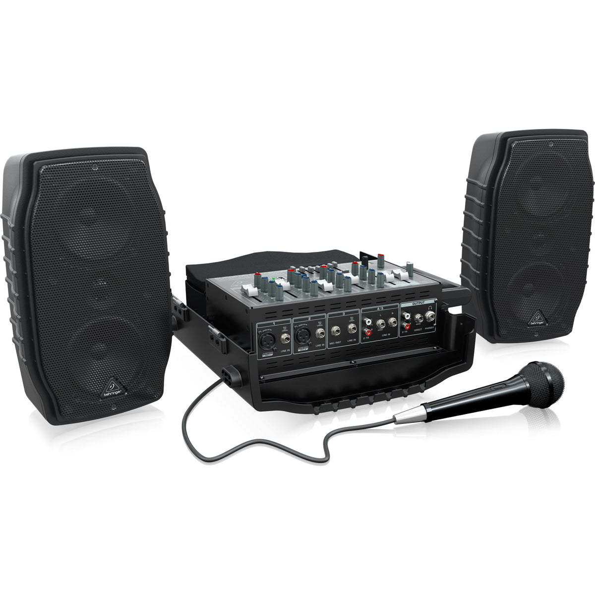 Behringer PPA200 Ultra-Compact 200W 5-Channel Powered Mixer - View 3 | MusicMarket
