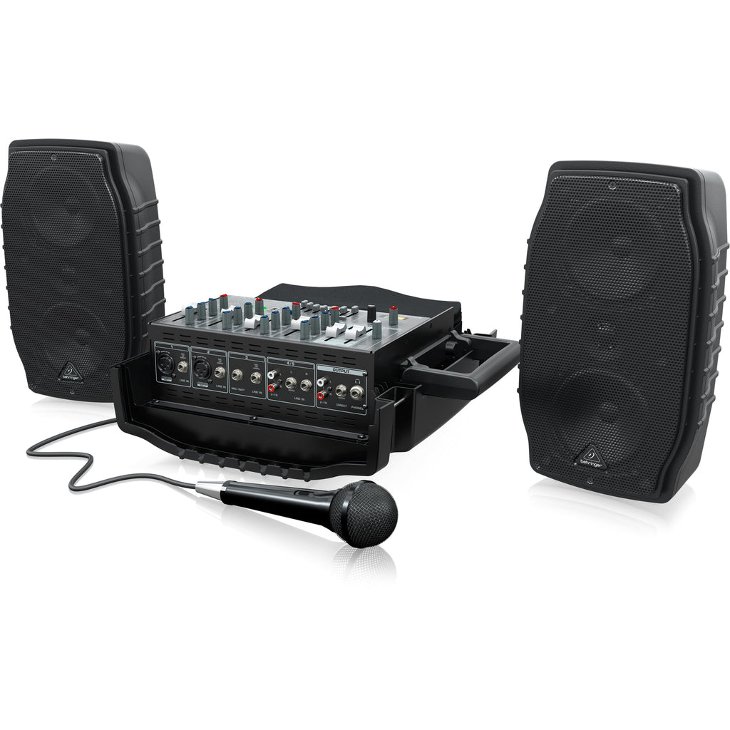 Behringer PPA200 Ultra-Compact 200W 5-Channel Powered Mixer - View 4 | MusicMarket