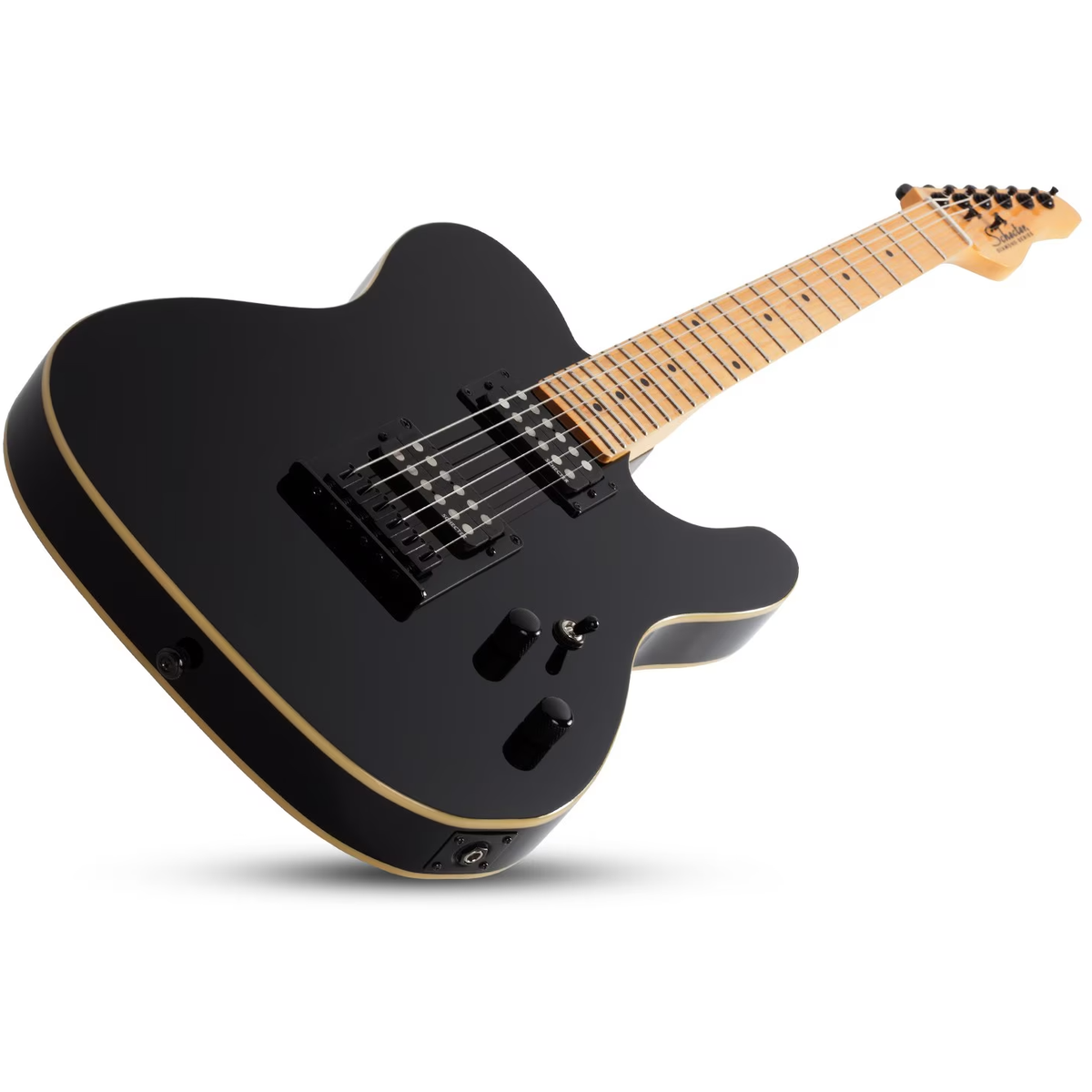 Schecter PT Electric Guitar - Gloss Black - View 3 | MusicMarket