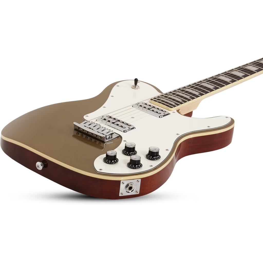 Schecter PT Fastback Electric Guitar - Gold Top - View 3 | MusicMarket