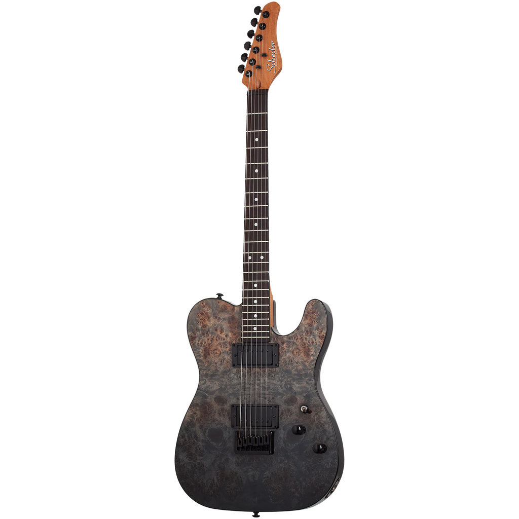 Schecter PT Standard Electric Guitar - Black Fade Burst Burl - View 2 | MusicMarket