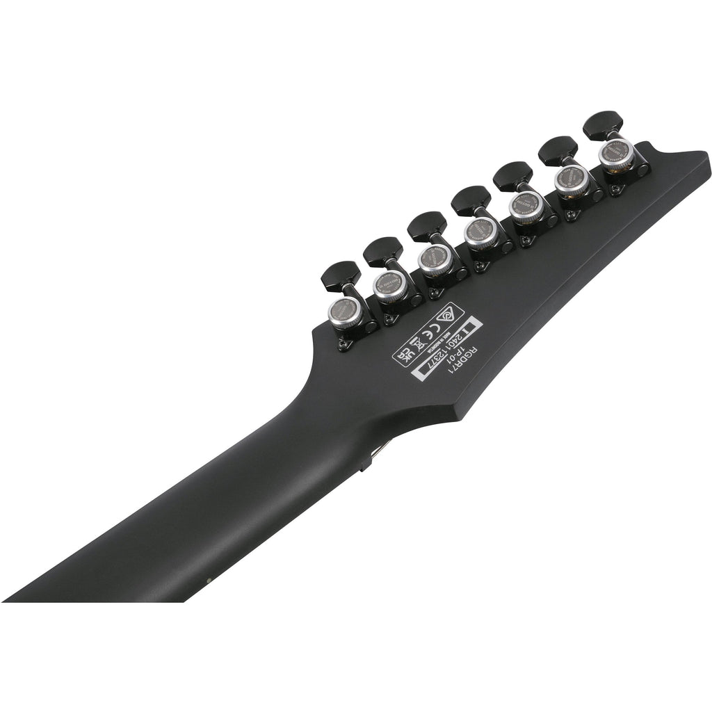 Ibanez RGDRB71 RGD Iron Label 7-String Electric Guitar - Black - View 6 | MusicMarket