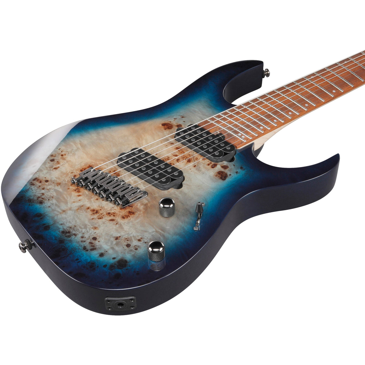 Ibanez RGMS7PB RG Multi Scale 7-String Electric Guitar - Cosmic Blue Starburst - View 7 | MusicMarket