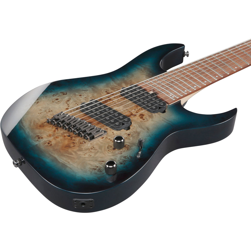Ibanez RGMS8PB RG Multi Scale 8-String Electric Guitar - Cosmic Blue Starburst - View 7 | MusicMarket