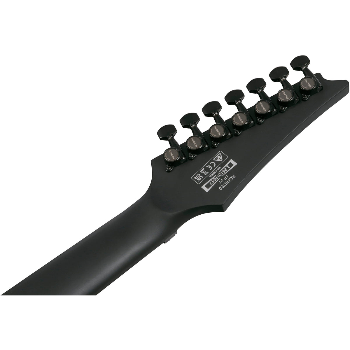 Ibanez RGRB720 RG Iron Label 7-String Electric Guitar - Black - View 6 | MusicMarket