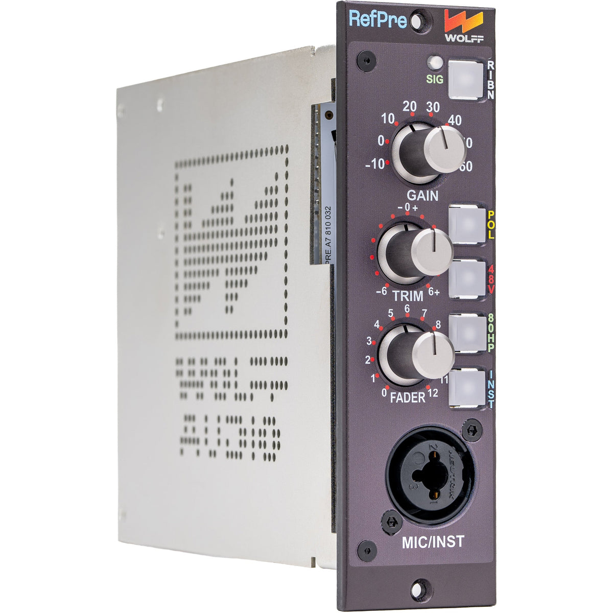 Wolff Audio REFPRE 500 Series Reference Microphone Preamp - View 2 | MusicMarket