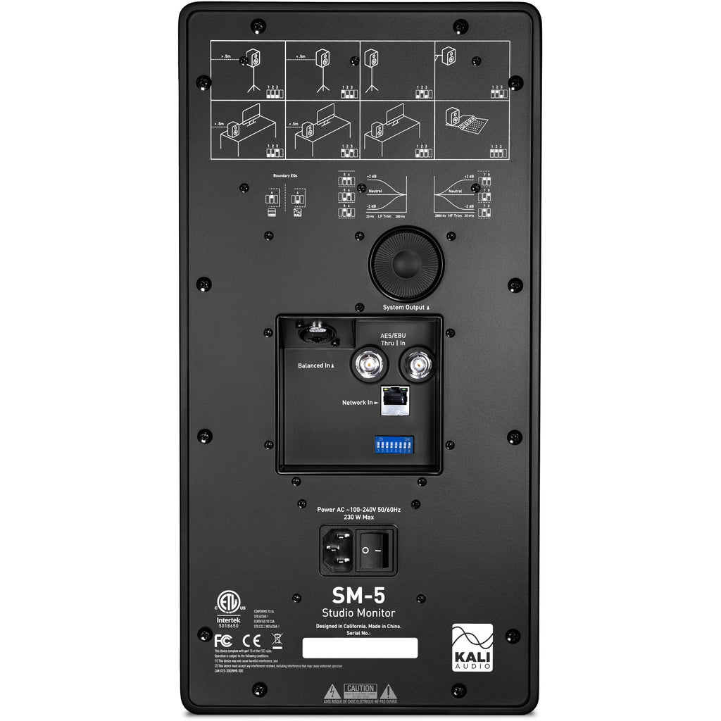 Kali Audio SM-5 5” 3 way Studio Monitor with Network Control - View 5 | MusicMarket