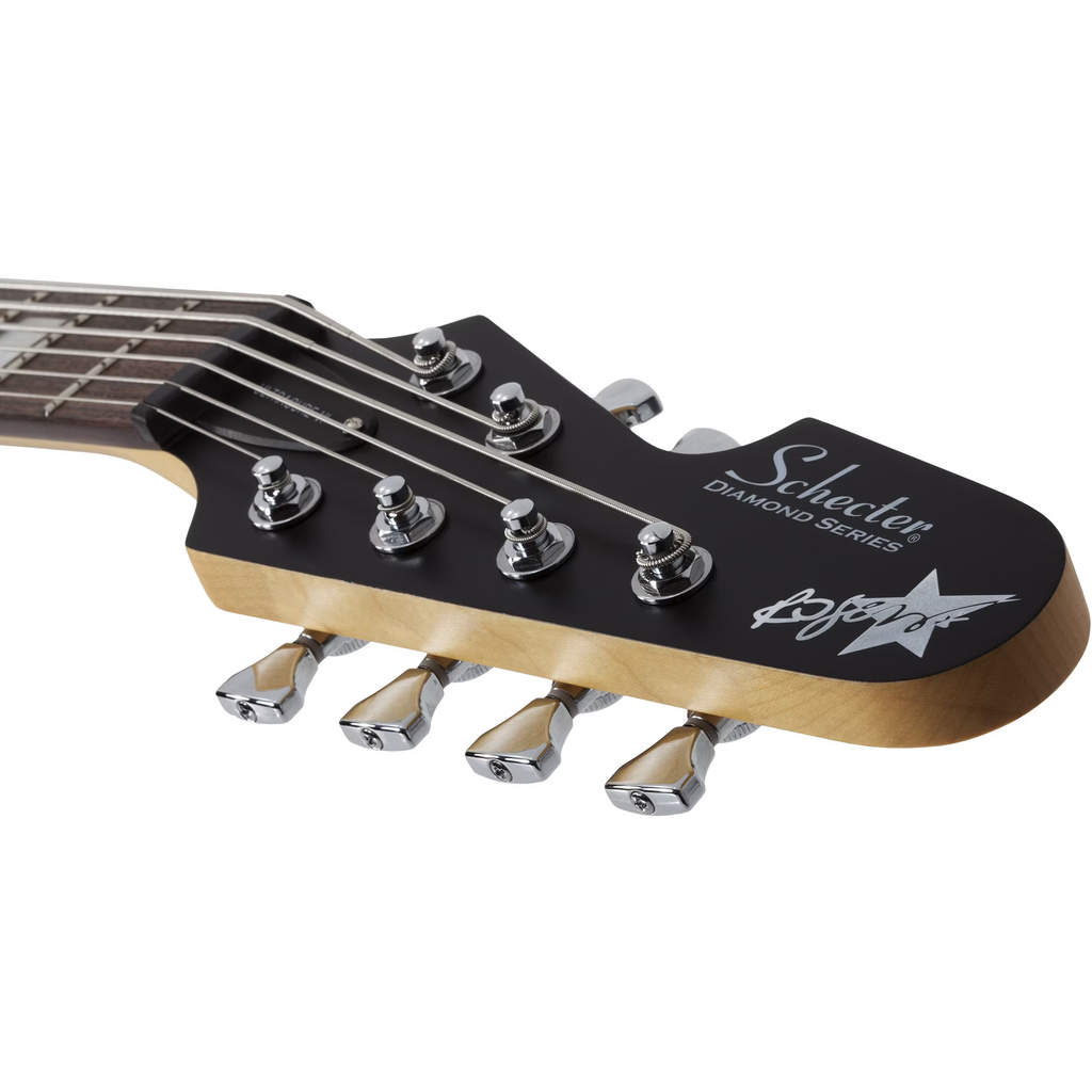 Schecter Robert Smith UltraCure VI Baritone Electric Guitar - Silver Burst Pearl - View 3 | MusicMarket