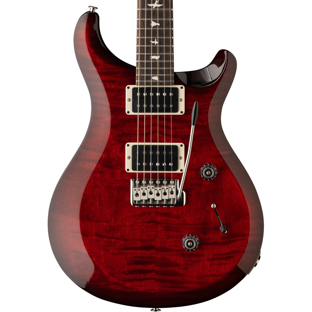 PRS S2 Custom 24 Flame Top Electric Guitar, Fire Red Burst - MusicMarket