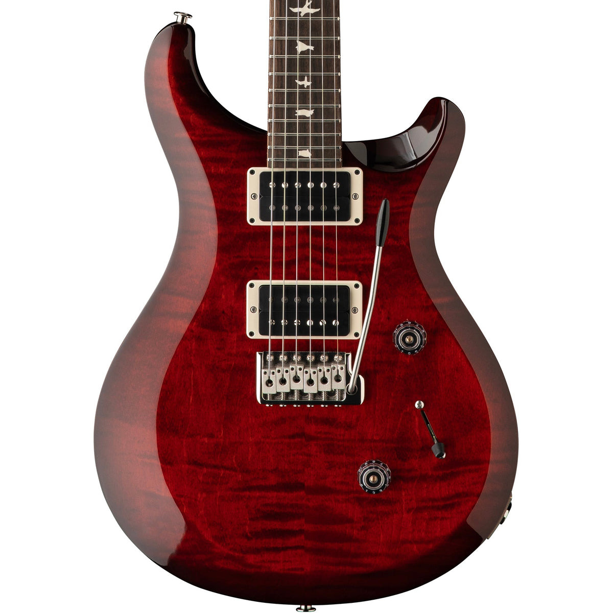 PRS S2 Custom 24 Flame Top Electric Guitar, Fire Red Burst - MusicMarket