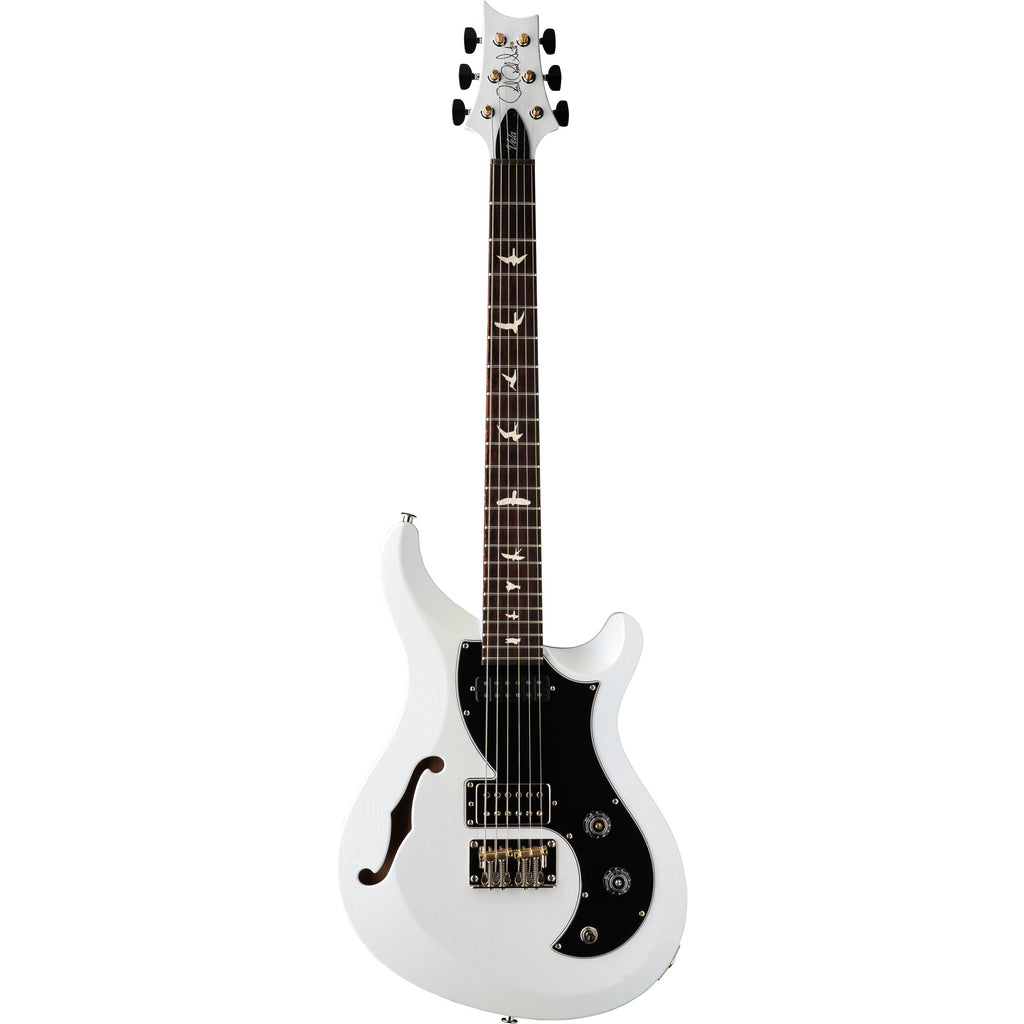 PRS S2 Vela Semi Hollow Satin Electric Guitar - Pearl White - View 2 | MusicMarket