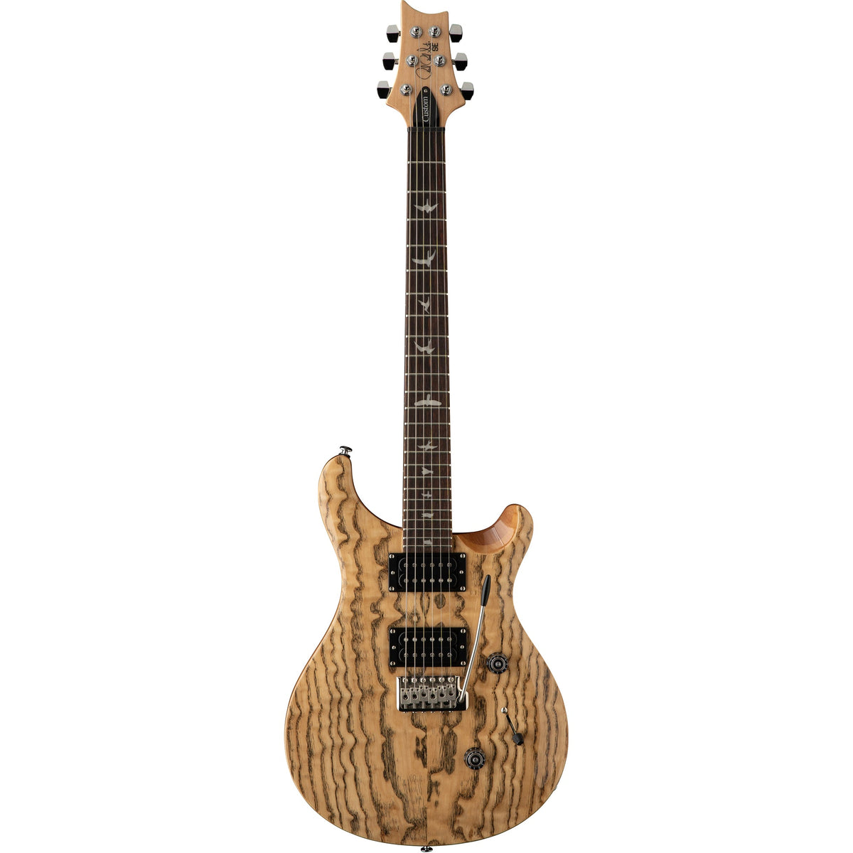 PRS SE Exotic Custom 24 Electric Guitar - Swamp Ash Burl - Natural - View 2 | MusicMarket